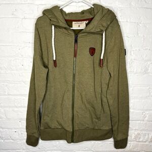 Wanakome Women's‎ Full Zip Green Hoodie Sweatshirt Size Medium Sweatshirt
